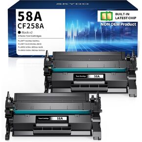 58A CF258A استبدال خرطوشة الحبر الأسود (مع رقاقة) متوافق مع HP 58A CF258A 58X CF258X العمل مع MFP M428FDW M428DW M428FDN PRO M404N M404DN M404DW M406 M430
