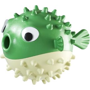 Dog Balls with Bell Sound, Interactive Dog Toys,Treat Dispensing Dog Toys, cat Toys Balls，Rubber Elastic Ball Toys for Small Medium Large Cat Small Dog (Green)