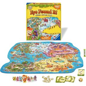 Ravensburger Dinosaur Island Eye Found It! Board Game - Engaging Family Fun | Colorful Dinosaur Scenery | Skill-Building Game | FSC-Certified Materials