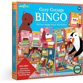 eeBoo Cozy Cottage Bingo,Multi,1 ea