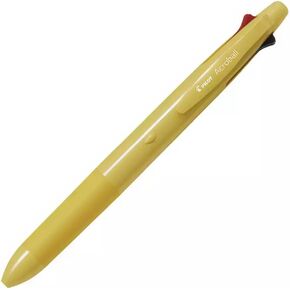 Pilot Acroball 4+1 Multifunction Ballpoint Pen, Equipped with 0.5mm Oil-Based Ink (Black, Red, Blue, Green), 0.5mm Mechanical Pencil, Yellow, BH41AB-155-Y