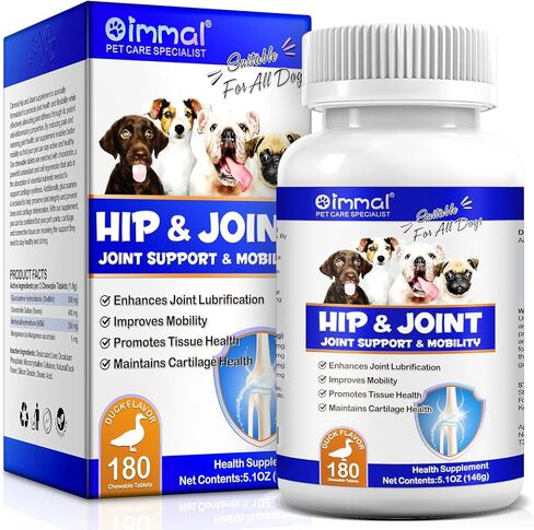 ALIVO Hip & Joint Glucosamine Drops for Dogs, Supports Joint Health, Dog Joint Pain Relief Treats - Enhances Mobility Support, Joint Supplement for Dogs, Bacon Flavor - 60ml / 2 fl.oz in Saudi Arabia