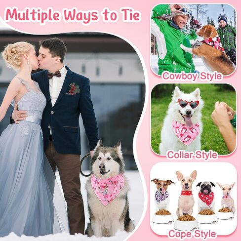 200 Pcs Dog Bandana Bulk Spring Summer Hawaii Pet Party Bandana Scarf Adjustable Puppy Kerchief Triangle Bibs Holiday Grooming Supplies for Small Medium Dogs Cat Costume Accessory Outfit(Flower) in Kuwait
