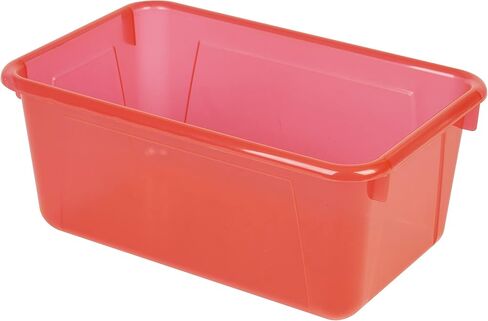 Storex Small Cubby Bins – Plastic Storage Containers for Classroom, 12.2 x 7.8 x 5.1 inches, Dark Purple, 5-Pack (62712U05C) in Saudi Arabia