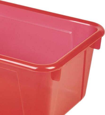 Storex Small Cubby Bins – Plastic Storage Containers for Classroom, 12.2 x 7.8 x 5.1 inches, Dark Purple, 5-Pack (62712U05C) in Saudi Arabia