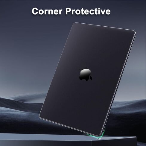 MOSISO Compatible with MacBook Air 15 inch Case 2025 2024 2023 Release M3 A3114 M2 A2941, Ultra-Thin Natural Original Color Plastic Hard Shell&Keyboard Cover&Screen Protector, Black in Saudi Arabia