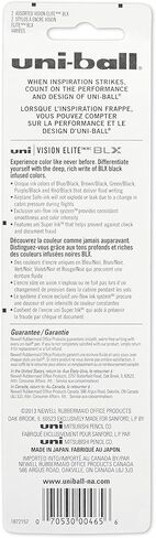 تعبئة Uniball لأقلام كرة الدوارة النخبة ، طرف مخروطي غامق ، ألوان حبر متنوعة ، 2/حزمة in Kuwait