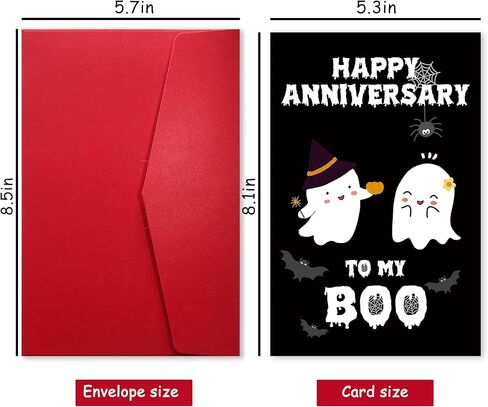 Gothic Birthday Card for Men Woman, Cupcake Skeleton Birthday Card for Him Her, Funny Scary Birthday Card for Friend in Kuwait