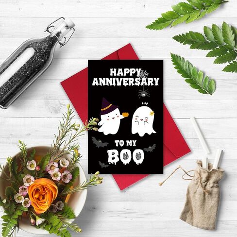 Gothic Birthday Card for Men Woman, Cupcake Skeleton Birthday Card for Him Her, Funny Scary Birthday Card for Friend in Kuwait