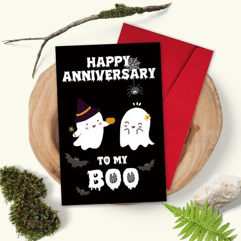 Gothic Birthday Card for Men Woman, Cupcake Skeleton Birthday Card for Him Her, Funny Scary Birthday Card for Friend in Kuwait