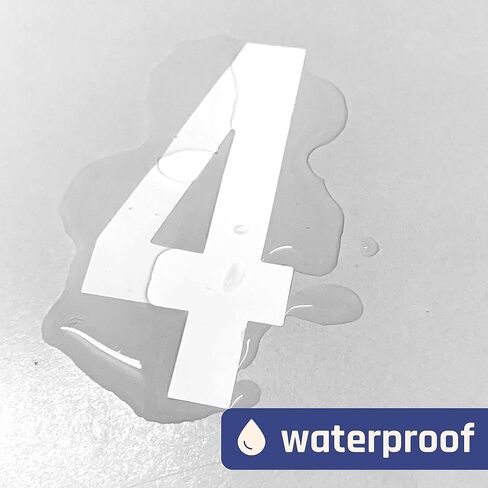 600 Pieces, 2 inch - Vinyl Number Stickers, Waterproof Stick on Numbers Labels - Black in Saudi Arabia