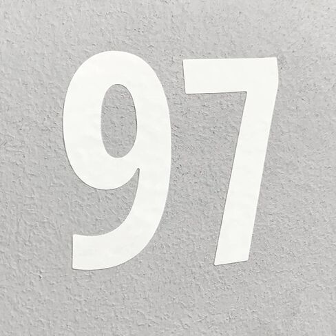 600 Pieces, 2 inch - Vinyl Number Stickers, Waterproof Stick on Numbers Labels - Black in Saudi Arabia