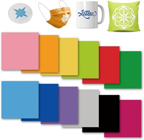 Black Transfer Sheets, 10 Pcs 12"x 12" Solid Plain Color Pre-Printed Sublimation Paper for Heat Press Mug, DIY T- Shirts, Coasters in Saudi Arabia