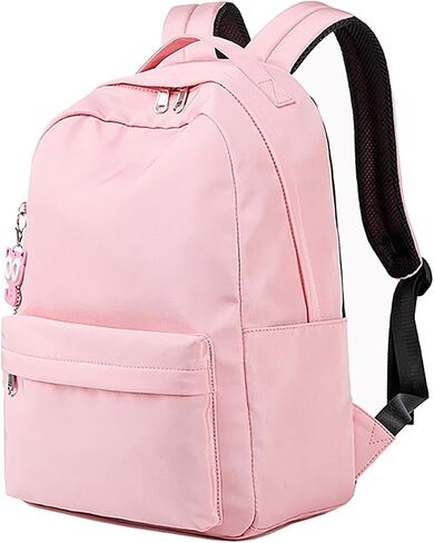 Travel Backpack for Teen Women 14inch Laptop Backpack College Middle Travel Work Commuter Pink Pack in Saudi Arabia