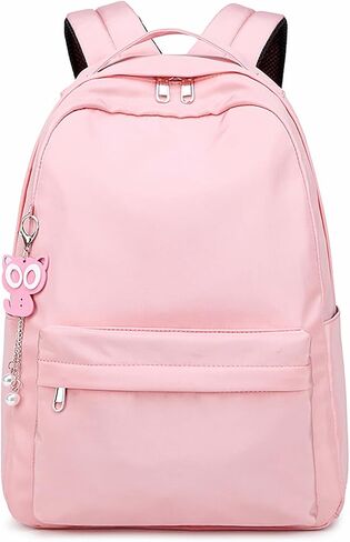 Travel Backpack for Teen Women 14inch Laptop Backpack College Middle Travel Work Commuter Pink Pack in Saudi Arabia