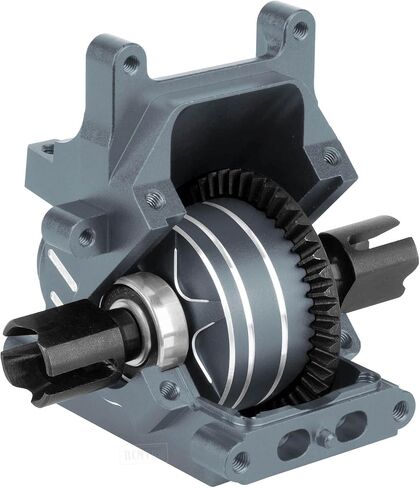 علبة التروس من الألمنيوم RC العلبة والرسم الفرق 43T/13T ترقيات جزء ل 1/8 من Kraton Outcast Typhon 6S BLX 1/7 جناية المخالفة Mojave 6S BLX LIMELINGLING ، الأحمر ، الأحمر. in Kuwait