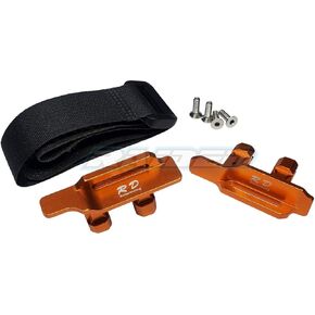 سبيكة الألومنيوم 3S 4S حامل البطارية تام تام لأسفل لـ Traxxas 1/10 Maxx جديد - Orange