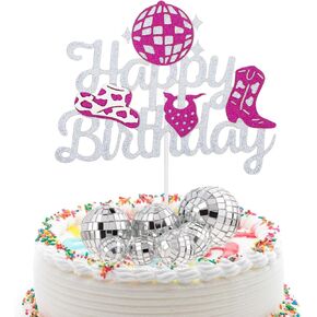 ديسكو رعاة البقر عيد ميلاد كعكة توببر رعاة البقر ديكورات الكعكة الغربية رعاة البقر ديكورات حفلة عيد ميلاد راعية البقر عيد ميلاد الديكور اللمعان اللوازم الحزب الراعي (الوردي) in Kuwait