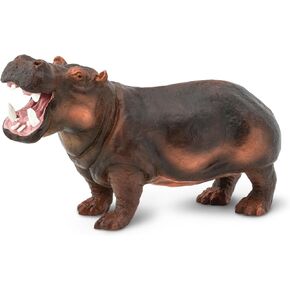 Safari Ltd. Hippopotamus Figurine - Lifelike, Hand-Painted 5" Model Figure - Educational Toy for Boys, Girls & Kids Ages 3+