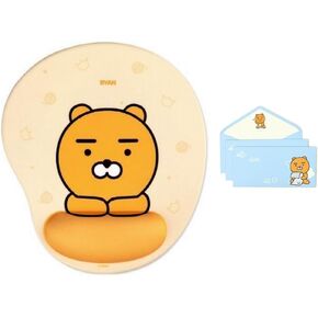 Kakao Ryan Apeach Choonsik Mouse Pad Wrist Rest Gel Type and Letter Writing Set
