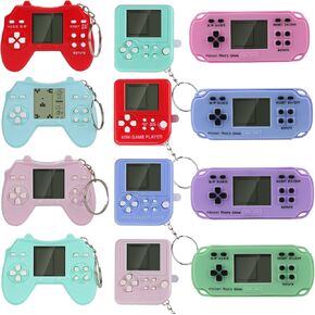 Homaisson Video Game Party Favors: Video Game Keychain, Multi Colors Gamer Party Supplies, Video Game Party Decor, Gift Ideal for Kid (12PCS-E)