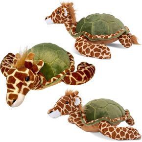 Randimals Animal Figurine Toy Giraffe & Turtle Hybrid Realistic Animal Toys - Unique Mix of Safari Toys & Farm Animals Small Figurines - Girtle Mini Animal Figures for Kids & Kidults