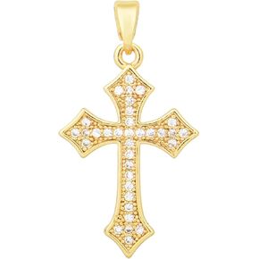 Pack of 10 Gold Plated Brass Charms Bulk Assorted Colored Crystal Charms for Earring Jewelry Necklace Making