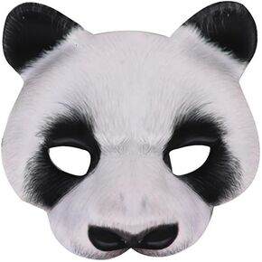1Pcs Halloween Panda Mask Animal Panda Mask for Halloween Party Cosplay Costume Props
