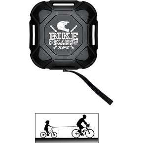ENLEE Mountain Bike Tow Strap for Kids, Auto-Retractable Outdoor Riding Parent-Child Tow Rope with One Hook