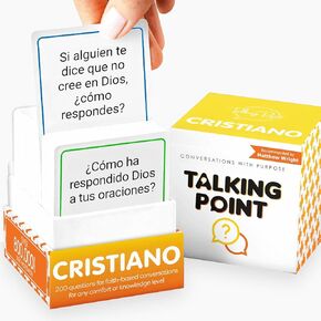 200 Conversation Cards for Christians Game - Cristiano en español - Explore Your Faith, Have Fun on Family Games, Bible Study or Youth Groups - Perfect for Church Groups, Couples Game Night - Spanish