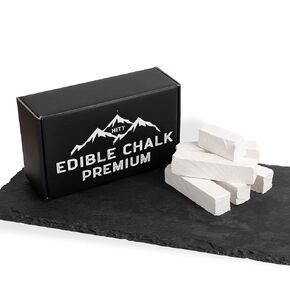 Hitt Premium Edible Chalk - Natural Belgorod Edible Chalk لتناول الطعام 7 أوقية (200 غرام) - مضافات Zero Additives Organic Russian Chalk kunks - ASMR Food
