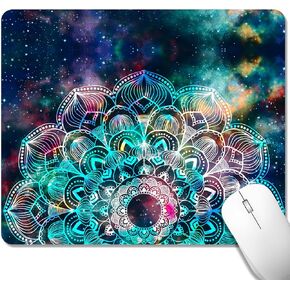 ALILANG Mouse Pad, Premium-Textured Mouse Mat, Easy Gliding Waterproof Mousepad with Stitched Edges, Non-Slip Rubber Base Small Mouse Pad for Gamer, Office & Home (9.5" x 7.9")-Oil Painting