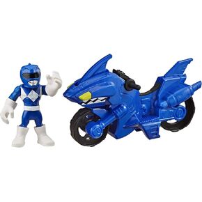Playskool Power Rangers Heroes Shark Cycle & Blue Ranger Mini Figure Set