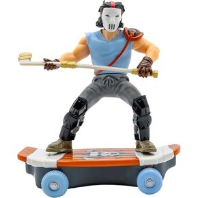 Teenage Mutant Ninja Turtles Toy, Casey Jones Sewer Shredder Pullback Skateboard, Classic Edition for Kids, 5-Inch TMNT Collectible, Ages 3+