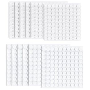 1200Pcs Foam Dots Round Double-Sided Adhesive 3D Pop Foam Tape for Scrapbook Craft DIY Office Supplies, 0.3 x 0.3 Inch, 0.4 x 0.4 Inch, 2 Sizes