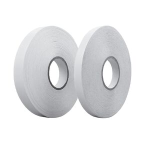 Premium Scrapbook Tape, 2 Rolls 160ft Double Sided Craft Tape in White, 0.4inch or 0.6inch with Strong Adhesion, Suitable for Home Decor and Office Organization