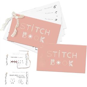 2PCS Creative Mini Sewing Book,Elevate Your Sewing Skills,DIY Creative Mini Sewing Card Set,Learn A Variety of Sewing Techniques,for Embroidery and Sewing Enthusiasts