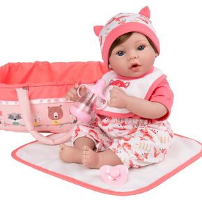Aori Lifelike Reborn Baby Doll- 18 inch Realistic Newborn Baby Dolls, Real Life Baby Girl Dolls