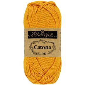 Catona Scheepjes 50gm Mercerized Cotton Yarn (249 Saffron)