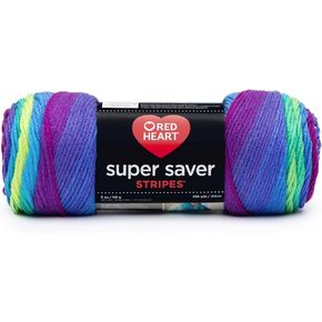 RED HEART Super Saver Yarn-Parrot Stripe
