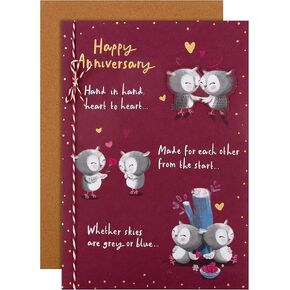 Hallmark Anniversary Card For Husband - Traditional Text Based Design