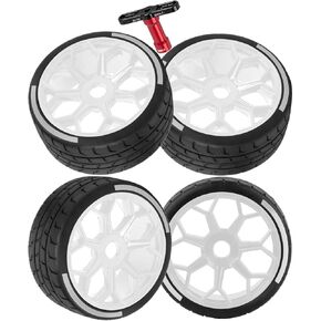 RC Wheel for 1/8 Typhon 6s BLX,1/7 Infraction 6S BLX,Limitless,Red