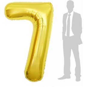 65 Inch Giant gold Foil Number Balloon,Old Children's Birthday Party Helium Balloon Wedding And Celebration Themed Party Decoration Supplies (0 Plus)
