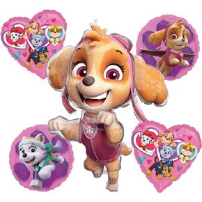 Anagram Skye and Everest Girl Birthday Party Balloon Bouquet Decorations, BQ_4239