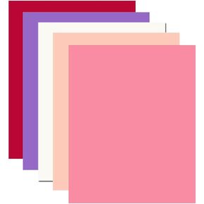 25Pcs Valentine CardStock Thick Paper Colored Scrapbook Paper for DIY Valentine Card Making Party Home Office School Gift Craft Supplies