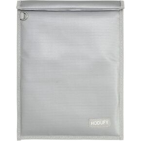 araday Bag (15 x 10 inches), Faraday Bags for Phones & Key Fobs, Faraday Cage, Fireproof & Water Resistant Bag, Anti-Theft Pouch, Anti-Hacking Case Blocker (Grey)