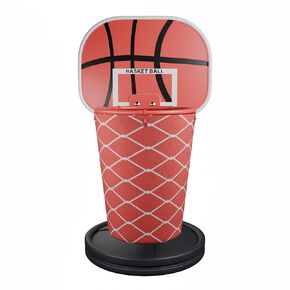 Basketball Trash Can for Boys Room Decor – Sport Funny Useful Christmas Gift for Boys 4-6 8-12, Basketball Hoop Garbage Waste basket bin w.Backboard for Fun & Easy Cleanup – Ideal for Kids and Office