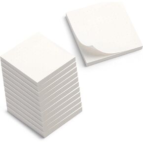Sticky Notes Graph Paper 12pk | 3x3 Inch Small Self Stick Notepads for Desk and School Supplies