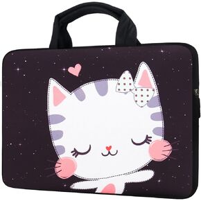 15 Inch Laptop Sleeve Carrying Bag Neoprene Sleeve Tote Tablet Cover Notebook Briefcase Bag with Handle (GHFC-025)