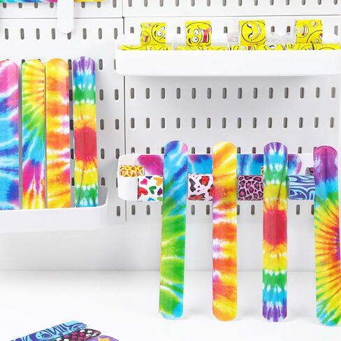 أساور Amor Presh Slap Bracelets Bulk ، 48pcs أساور Snap for Kids Tie Tie Dye Wrist Band Mermaid Sports for Party Guy Carnival Goodie Bags Groove Party in Kuwait